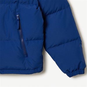Veste matelassée personnalisée OEM pour hommes Manteau d'hiver en duvet surdimensionné avec logo, col montant et fermeture à glissière - Product Image 6