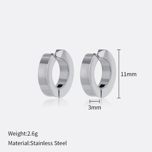 Boucles <span class=keywords><strong>d</strong></span>'Oreilles <span class=keywords><strong>Femme</strong></span> Mini Boucles <span class=keywords><strong>d</strong></span>'Oreilles Créoles <span class=keywords><strong>Argent</strong></span> Vendues par Paires-Boucles <span class=keywords><strong>d</strong></span>'Oreilles Créoles Acier Inoxydable Cadeau <span class=keywords><strong>Femme</strong></span> Fille - Product Image 6