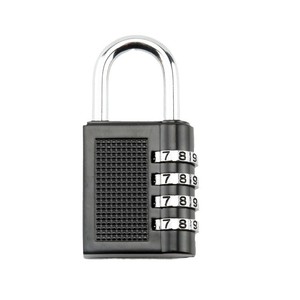 Combination <b>Padlock</b> 4 Digit Zinc Alloy Resettable Lock For Luggage Gym Locker Anti Theft HB04 - Product Image 3