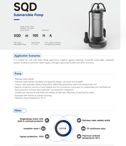 0.37kw 0.5hp משאבת לד גבוהה עבור השקיה & חקלאות & חקלאות מסנן נירוסטה עבור מים נקיים - Product Image 4