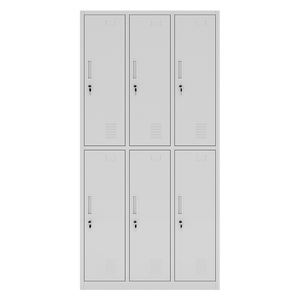 ตู้เก็บของเหล็กตู้เก็บของมีสีกำหนดขนาดเองโรงเรียนยิมสำนักงานโลหะการรักษาความปลอดภัย - Product Image 2
