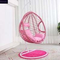 Fauteuil suspendu d'intérieur pour adulte, balançoire, hamac, chaise longue à bascule simple ou double pour balcon, fauteuil paresseux rembourré pour salon