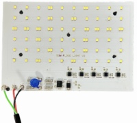 Panneau LED haute luminosité DOB MCPCB pour projecteur, anti-surtension, large plage de tension, pour éclairage de jardin et de stade