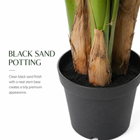 Grand palmier bananier artificiel, plante tropicale, résistant aux UV, écologique, ignifuge, verdure décorative, anti-UV, vente en gros
