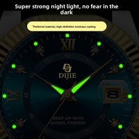 Reloj de Lujo Nuevo, con Cuarzo Luminoso, Resistente al Agua 30M, Calendario, Versátil, Elegante, Moderno y con un Diseño Sofisticado