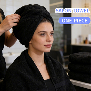 <span class=keywords><strong>Serviette</strong></span> à cheveux en coton doux avec logo personnalisé, très absorbante, séchage rapide, pour salon de <span class=keywords><strong>coiffure</strong></span> et barbier, usage <span class=keywords><strong>professionnel</strong></span>. - Product Image 1