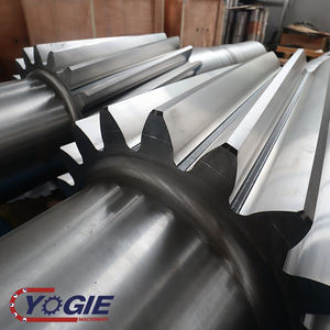 Directamente de fábrica 42crmo aleación de acero forjado engranaje helicoidal horno rotatorio principal piñón grande eje de engranaje grande - Product Image 2