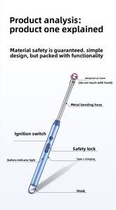 Dericsson Rechargeable Pulse Igniter Kitchen <b>Gas</b> <b>Stove</b> Lighter Customization Service Available - Product Image 3