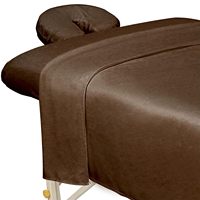 Ensemble de draps de massage pour lit de beauté 3 pièces en microfibre de qualité supérieure ultra-légère et douce de taille personnalisée professionnelle