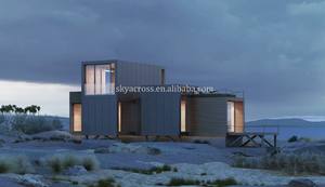 Prefab Sea Chalet โรงแรมแบบพกพา, <span class=keywords><strong>บ้าน</strong></span><span class=keywords><strong>น</strong></span>อกบ้านบ้านจิ๋ว2<span class=keywords><strong>ชั้น</strong></span>กระท่อมกระท่อมกระท่อมแบบแยกส่ว<span class=keywords><strong>น</strong></span>สำหรับโรงแรมรีสอร์ท - Product Image 6