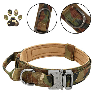 Robuuste, verstelbare, duurzame, gevoerde outdoor nylon hondenriemen met handvatten, gepersonaliseerde snelontgrendelingsbanden - Product Image 5