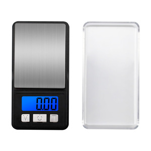Báscula electrónica en miniatura de 0,01g de precisión con tapa para pesar joyas, té, pantalla Lcd, forma rectangular, funciona con pilas - Product Image 4