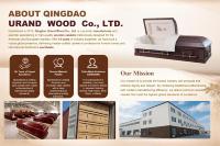 Ataúd de Madera de Paulownia URD-A294, Precio de Fábrica, Estilo Americano, Interior de Terciopelo, Acabado Mate, Ecológico y Duradero para Funerales