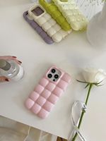 Funda Protectora para Teléfono iPhone 18 17 16 15 14 13 12 Pro Max, Diseño 3D de Huevo, Color Caramelo, a Prueba de Golpes, Acabado Brillante