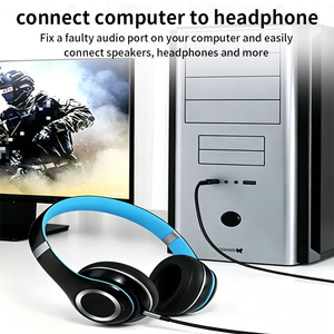 Adattatore audio da USB a jack da 3,5 mm placcato oro per riproduzione musicale, all'ingrosso per fabbriche, da USB maschio a maschio, scheda audio UX - Product Image 5