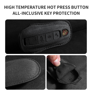 Cuir personnalisé haut de gamme pour la protection des clés de voiture, résistant aux rayures pour Macan/Cayenne/718/Panamera/911/<span class=keywords><strong>Taycan</strong></span>/992 - Product Image 4