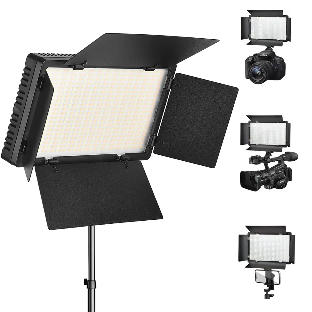 Pil monte edilebilir LED fotoğraf ekipmanı stüdyo ışıkları Film Video çekim yüksek parlaklık lamba Led Panel aydınlatma