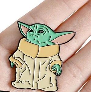 Lindo Pin Personalizado de Baby Yoda, Insignia Metálica, Pin de Dibujos Animados, Botón Esmaltado - Product Image 3