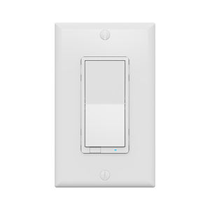 Smart Home Z-Wave Interruptor de control de iluminación de pared Polo único Inalámbrico Funciona Alexa Google Home 800 Series Smart Light Dimmer EE. UU. - Product Image 1
