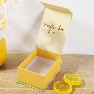 Boîte en carton rigide biodégradable faite à la main, très vendue en Europe, emballage cadeau de luxe, boîte cadeau magnétique - Product Image 1