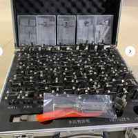 Juego de Herramientas Profesionales para Abrir Cerraduras Lishi de 32 Piezas, Extractor de Llaves 32 en 1, Acero Inoxidable Superior, Estuche Blanco con Cierre, Universal, 4 kg