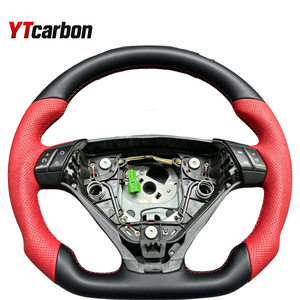 พวงมาลัย<span class=keywords><strong>รถ</strong></span>ยนต์ YTcarbon สำหรับ S60 S80 XC70 ปี 2003-2010 แบบ LED ปรับ<span class=keywords><strong>แต่ง</strong></span>ได้ หุ้มหนังแท้ทั้งวง - Product Image 5