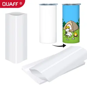 QUAFF wholesale Heat Shrink Film custom size for Mug Tumbler Sublimation Shrink Wrap for oven machine
