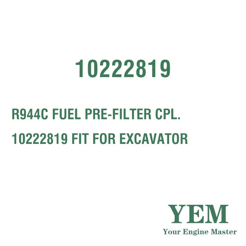 R944C FUEL PRE-FILTER CPL。10222819 LIEBHERR掘削機エンジン部品に適合
