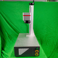 Machine de marquage au laser à fibre portable de type bureau 30W pour le métal, le plastique, le verre, la tasse/bouteille, réduction
