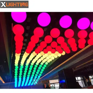 Lampu panggung Rgb, lampu kinetik panggung warna-warni untuk panggung disko pernikahan
