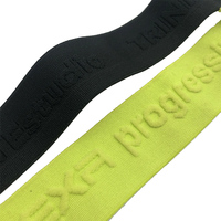Bande élastique jacquard personnalisée de haute qualité avec logo brodé, en nylon haute ténacité, pour accessoires de soutien-gorge et sous-vêtements