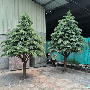 Venta al por mayor Real Touch Leaf Decoraciones Tropical Artificial Christmas Tree Indoor <span class=keywords><strong>Cypress</strong></span> Pine Plant - Product Image 2