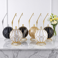 Plat à chafing de luxe sphérique en acier inoxydable 8L avec support pour buffet, idéal pour l'hôtellerie haut de gamme, les mariages et la restauration événementielle