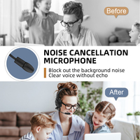 Auriculares inalámbricos con micrófono para camionero, audífonos con Bluetooth para oficina, superventas de 2023
