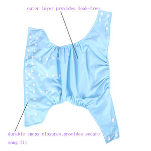 <span class=keywords><strong>Couche</strong></span> <span class=keywords><strong>lavable</strong></span> pour bébé de 1 à <span class=keywords><strong>3</strong></span> ans, de haute qualité, confortable, respirante, durable, non-étouffante, pour garder bébé au sec toute la journée - Product Image 2