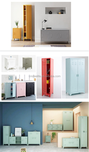 Đồ nội thất nhà thư viện kệ sách kệ sách kim loại lưu trữ hiển thị kệ sách kim loại công nghiệp với 2 ngăn kéo - Product Image 6