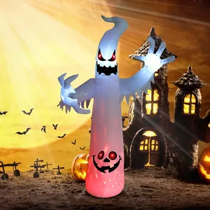 Halloween Inflatables Decorations Internal Lights & Built-in Fan Blow Up Halloween Decorations for Yard, Lawn & Garden Decor