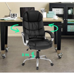 <span class=keywords><strong>Chaise</strong></span> <span class=keywords><strong>de</strong></span> <span class=keywords><strong>bureau</strong></span> pivotante en cuir à dossier haut, massage inclinable, <span class=keywords><strong>chaise</strong></span> <span class=keywords><strong>de</strong></span> <span class=keywords><strong>bureau</strong></span> ergonomique avec roulette - Product Image 2