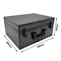 Boîte de rangement pour pièces de monnaie en aluminium OEM/ODM avec mousse EVA protectrice, grande capacité, boîte à pièces en 100 capsules, étui de transport pour l'affichage des pièces de monnaie