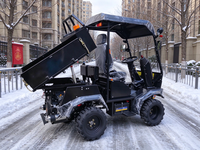 Balayeuse et souffleuse à neige à quatre roues haute performance de 1,4 m avec un poids de 1106 kg