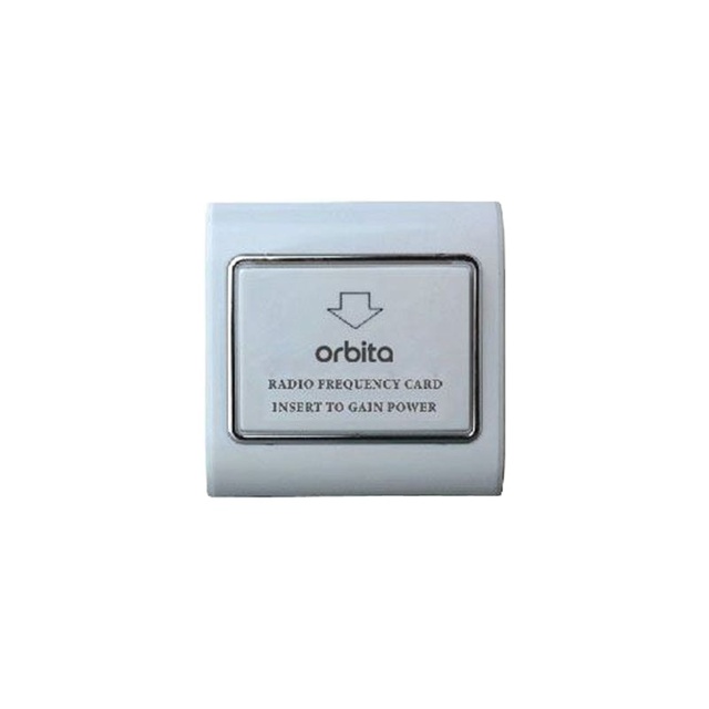 Orbita Hot Selling 125Khz/13.56Mhz RFID Smart Electric Wall Power Key Card Time Function Hotel Energy Saving Switch for Hotel