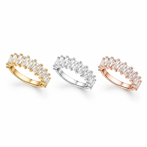 Anello Geometrico da Donna, Elegante Gioiello di Lusso alla Moda - Product Image 1