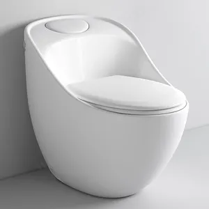Tuvalet toptan sıhhi tesisat banyo çift floş seramik tek parça beyaz su dolap WC tek parça tuvalet yeni