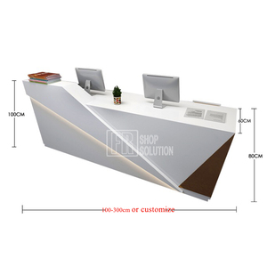 Bancone <span class=keywords><strong>Reception</strong></span> Moderno per <span class=keywords><strong>Ufficio</strong></span>, Design alla Moda per Hotel e Saloni di Bellezza - Product Image 6