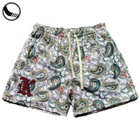 Summer Breathable Double Layer Sublimation 100% Polyester Jogger Gym Blank Men's Basketball Custom Mesh Shorts for Men
