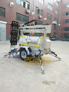 <span class=keywords><strong>Tour</strong></span> d'éclairage mobile <span class=keywords><strong>à</strong></span> mât hydraulique de 9 m pour la construction LED - Product Image 5