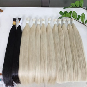 Mèches brésiliennes vierges, cheveux humains pour tressage, bouclés, sans trame, cheveux humains crépus du Vietnam, tressage en vrac - Product Image 4
