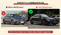 Kit carrosserie AMG pour conversion et mise à niveau de la carrosserie CLA W118, pare-chocs modifié pour Mercedes Benz Classe GLA W118 2020-2024