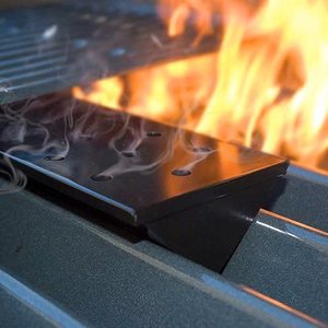 Accesorios para Barbacoa, Caja Ahumadora de Metal Resistente en Forma de V para Asar <span class=keywords><strong>Pastrami</strong></span> al Aire Libre - Product Image 5