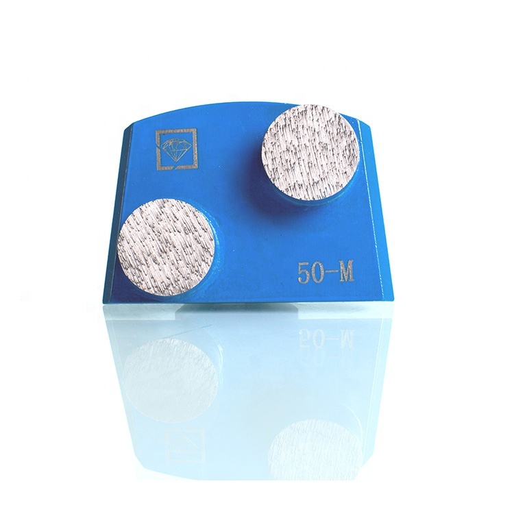 Exporté De bonne Qualité Chaussure de Meulage Planchers 2 Segments Rond Lavina Tampon Concret de Diamant Forterrazzo Plancher